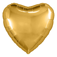 Agura Сердце 9" / 23 см золото с клапаном 754733