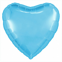 Agura Сердце 9" / 23 см   холодный голубой с клапаном 755570