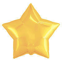 Agura звезда 19'/ светлое золото 757369 Фольга