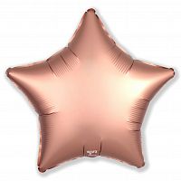 Agura звезда 19'/ сатин (мистик) -розовое золото 757321Фольга