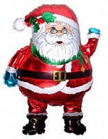 FM фигура 902517 Санта Клаус с поднятой рукой МИНИ 14" фольгированный шар