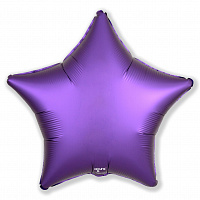 Agura звезда 19'/ сатин (мистик)-пурпурный 757314 Фольга